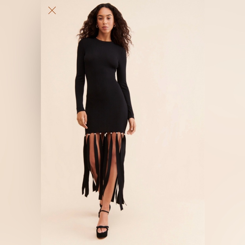 Simon Miller Eclisse Fringe Dress⚜️